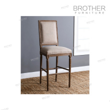 Superbe qualité plus récent nordique moderne tissu chambre mobilier bar chaise